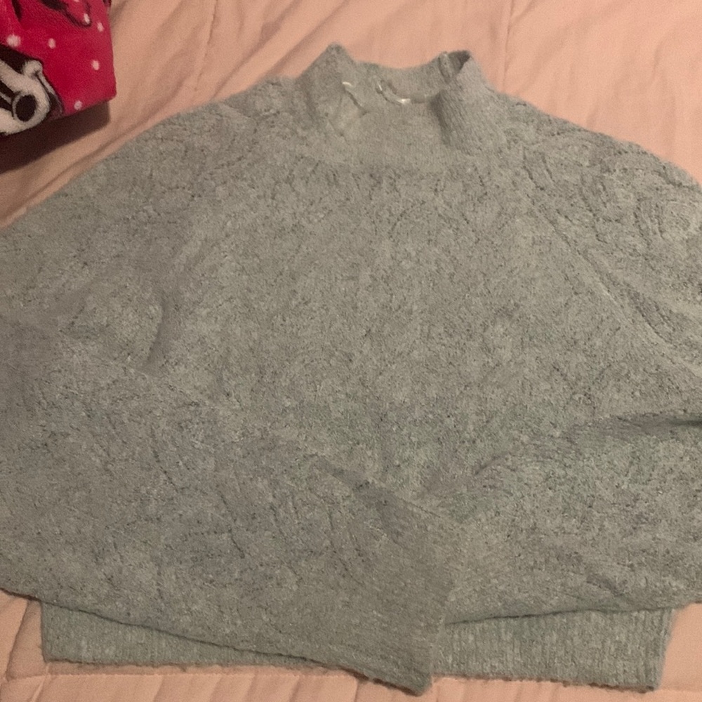 Gray sweater